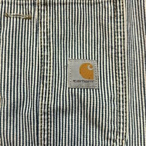 Carhartt overalls pinstriped large
